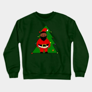 Santa and the Christmas Tree Crewneck Sweatshirt